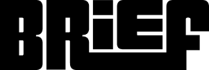logo brief noir